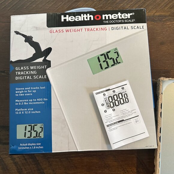 Digital Glass Wight Scale/Tracker - Picture 3 of 3